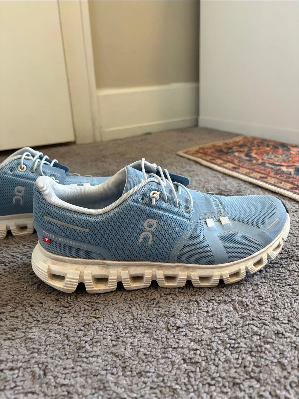 On Clouds Women's Athletic Shoes - Light Blue